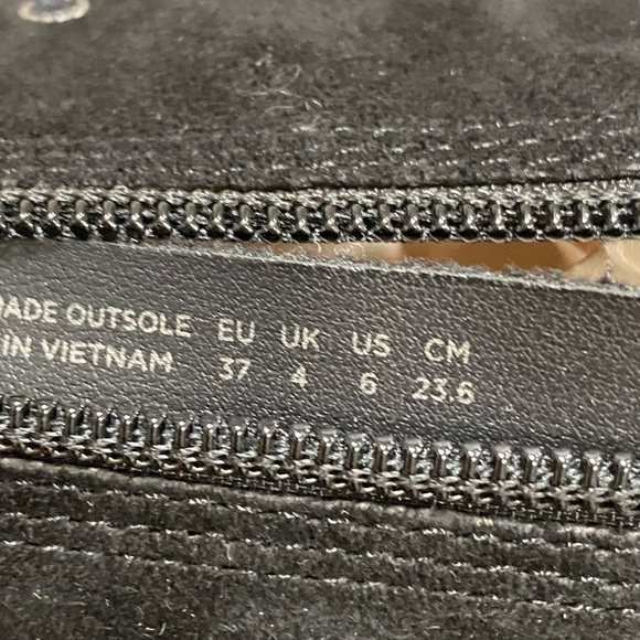 vagabond x free people joyce suede lace up boots black leather size 6 - Picture 9 of 9